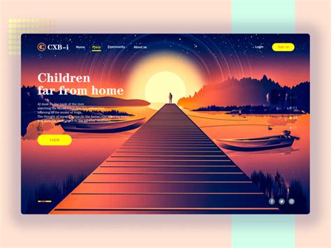 graphic design landing page.